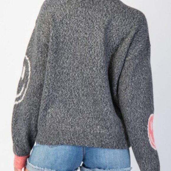 SWEATER PULLOVER - SMILEY FACE KNIT - Picture 4 of 4